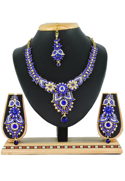 Blue jewellery set hotsell