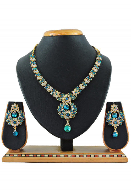Stone Studded Necklace Set