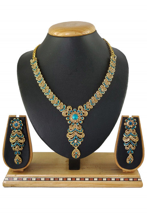 Stone Studded Necklace Set