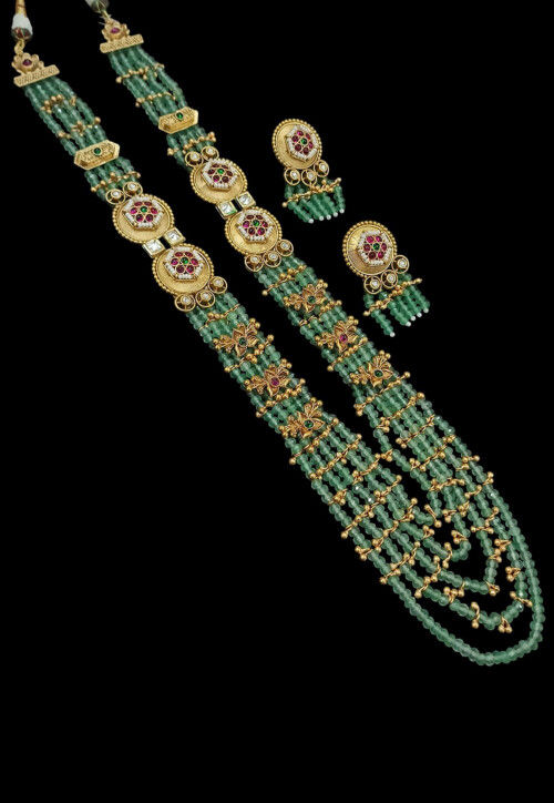 Stone Studded Necklace Set