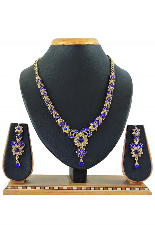 Stone Studded Necklace Set