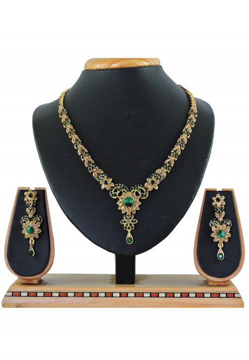 Stone Studded Necklace Set