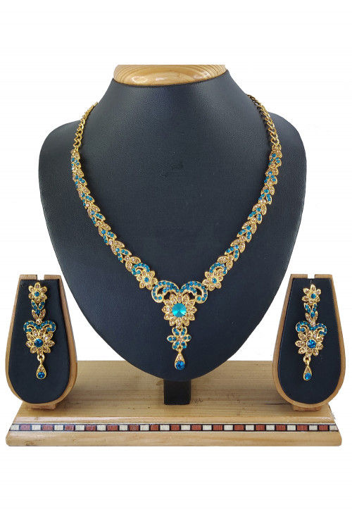 Stone Studded Necklace Set