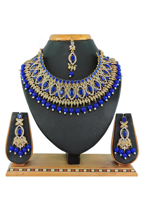 Stone Studded Necklace Set