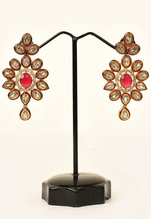 Stone Studded Necklace Set