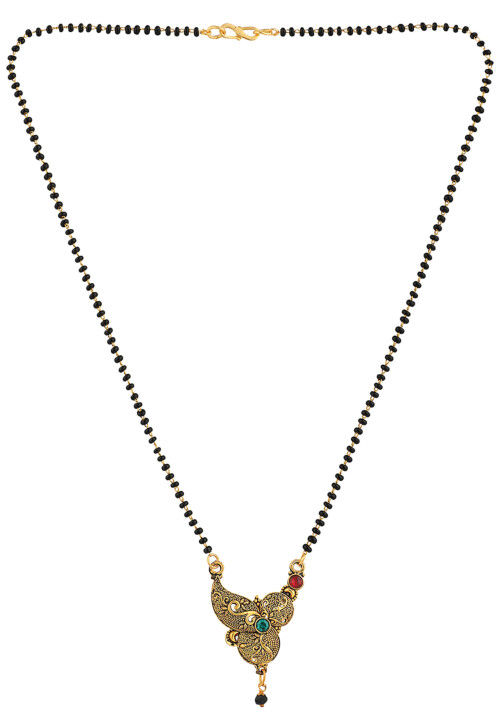 Stone Studded Oxidised Mangalsutra