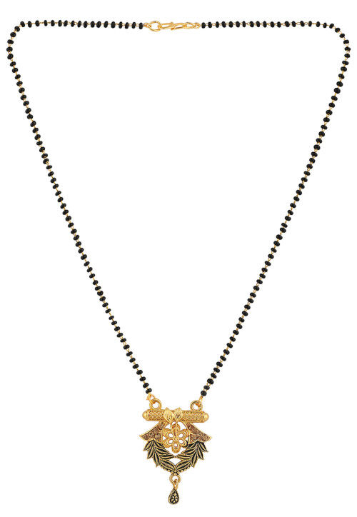 Stone Studded Oxidised Mangalsutra