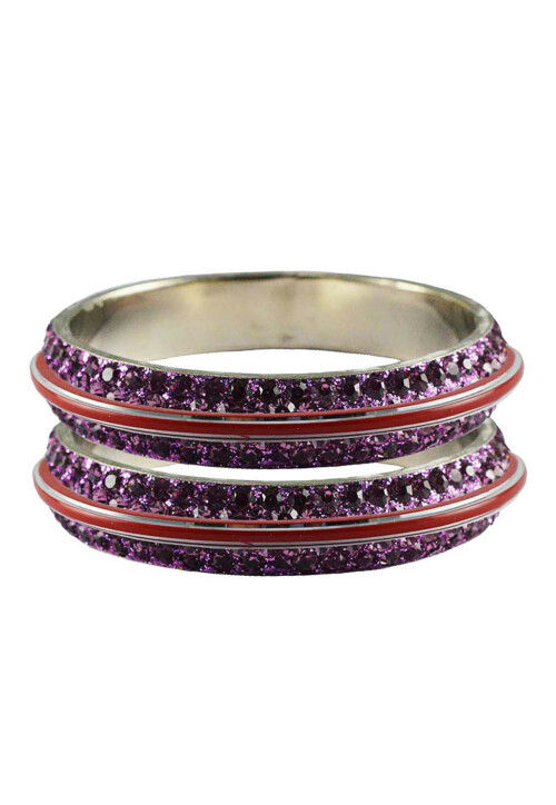 Stone Studded Pair of Bangles