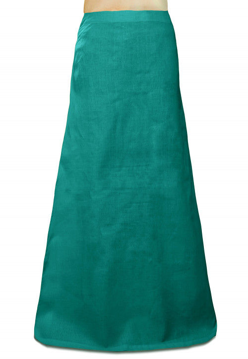 Buy Cotton Petticoat in Teal Blue Online : UUB104 - Utsav Fashion