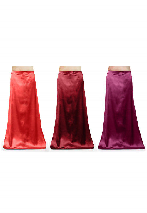 Satin Combo Sets in Petticoat