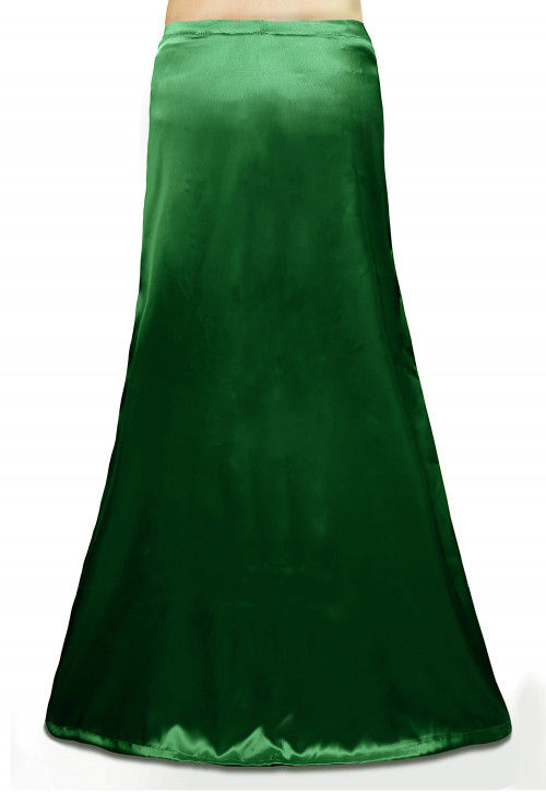 Satin Petticoat in Green