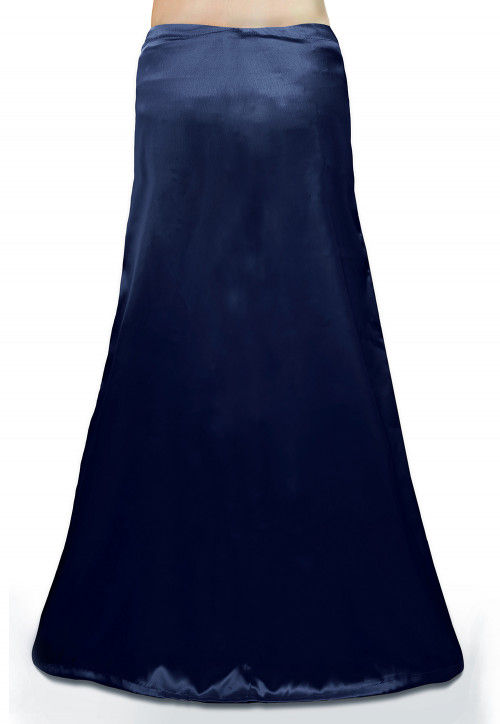Satin Petticoat in Navy Blue