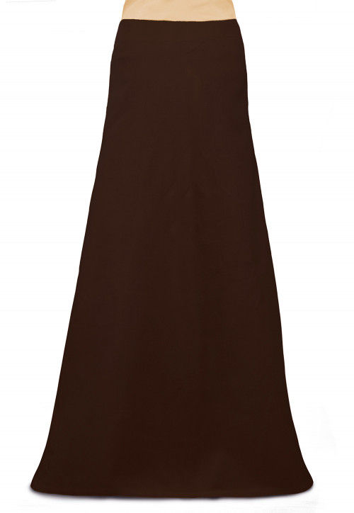 Cotton Petticoat in Dark Brown