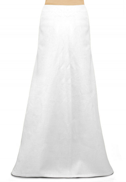 Cotton Petticoat in White : UUB99