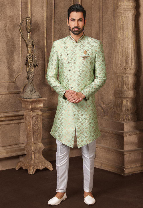 Green sherwani store