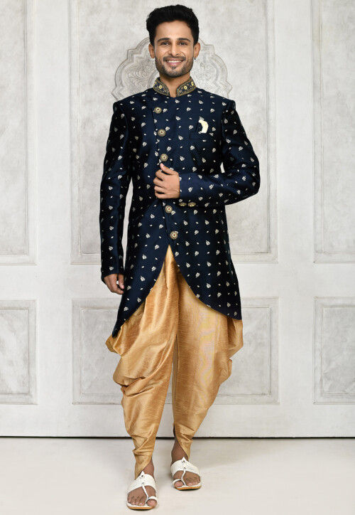 Asymmetric sherwani sale