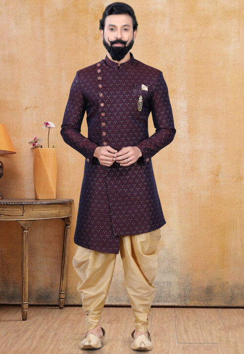 Asymmetric indo discount western outfit