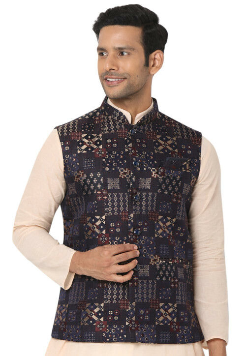 Buy RARE RABBIT Printed Nehru Jacket - Nehru Jackets for Men 24274000 |  Myntra