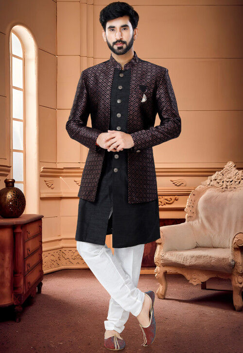 Shoes with indo western sherwani best sale