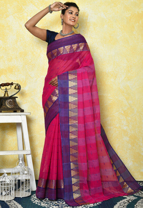 Tant Saree - Traditional Sarees from Bengal | Parinita – Parinita Sarees  and Fashion