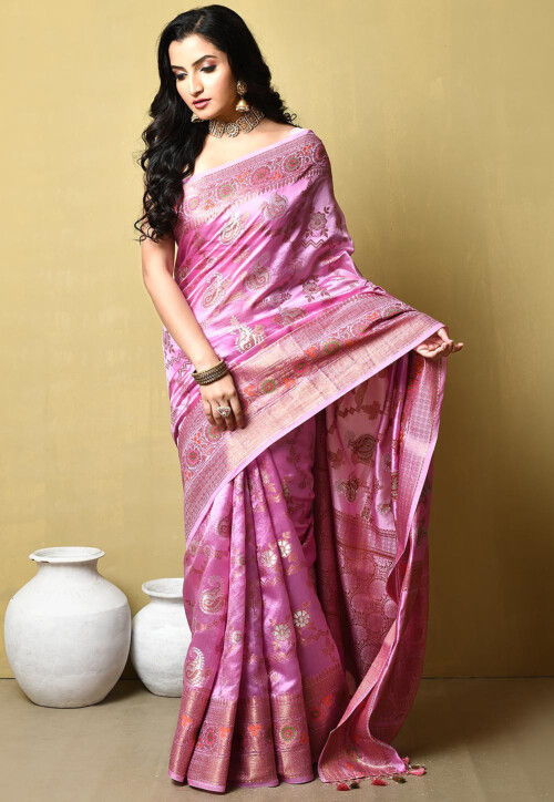 New Semi katan Silk Saree For Women at Rs.2650/Piece in varanasi offer by  Deepak Kumar And Bros
