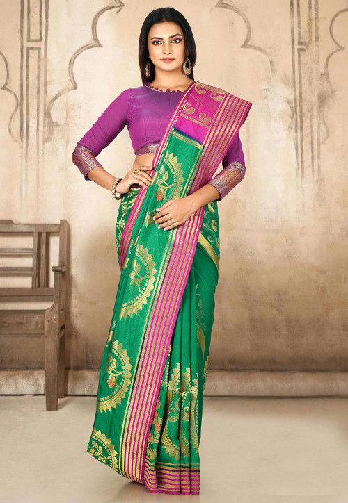 mysore silk dresses Saree Blouse Designs Mysore Silk Dresses Pure Mysore Silk Saree With Pure  Real Gold And Real Silver Zari Work