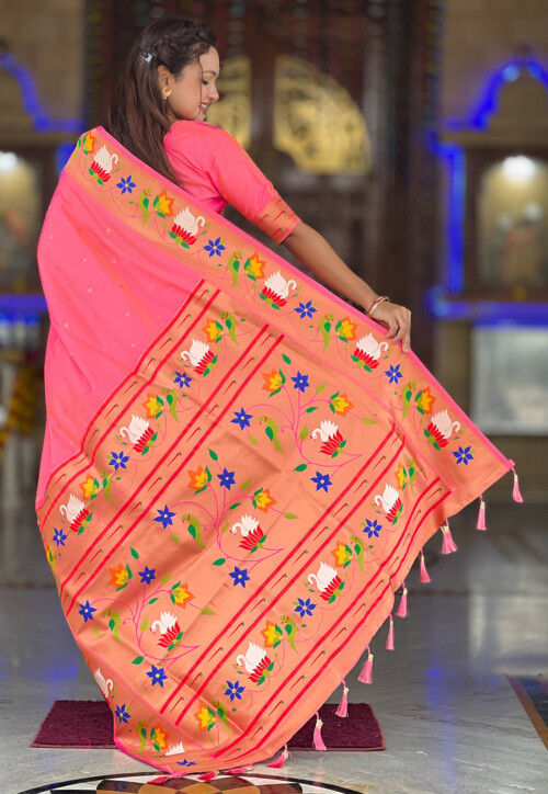Paithani Saree in Pink