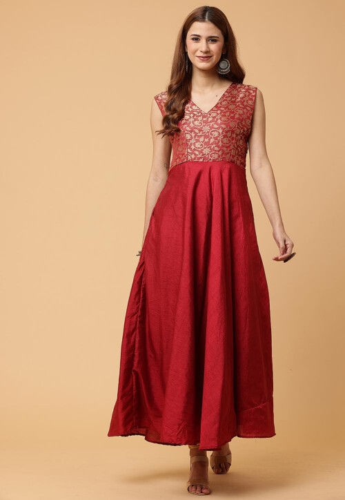 Pure silk maxi dress on sale