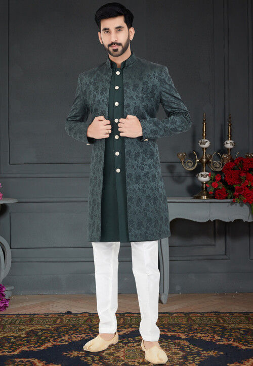 Sherwani on sale with coat