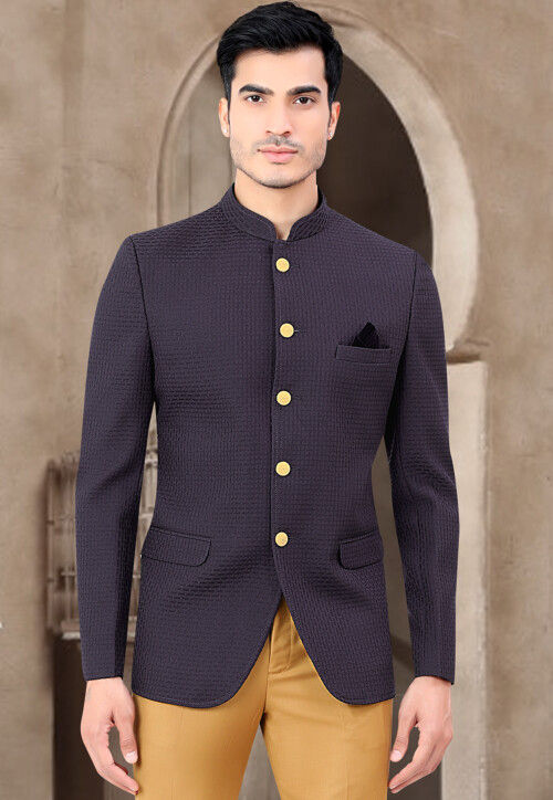 Buy Quilted Layered Jodhpuri Jacket by LABEL RAHUL DASGUPTA at Ogaan Online  Shopping Site