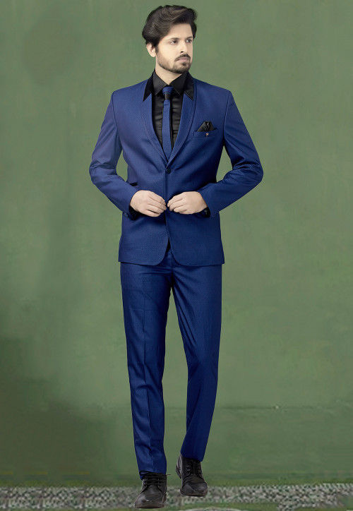 Royal blue tuxedo suit store