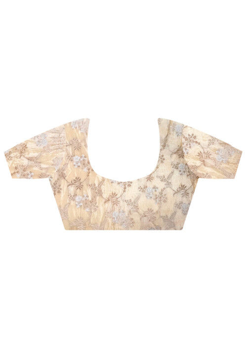 Woven Viscose Silk Saree in Dark Green