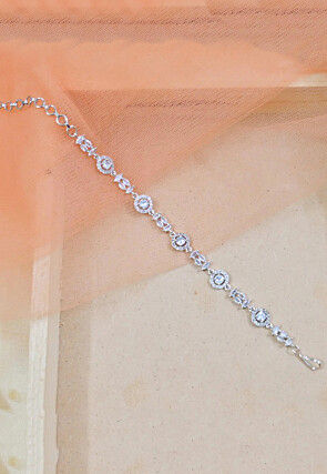 American Diamond Studded Adjustable Bracelet 