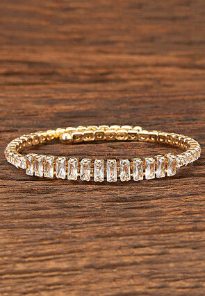 American Diamond Studded Adjustable Bracelet