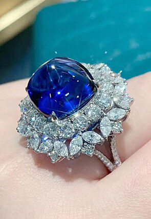 American Diamond Studded Adjustable Ring