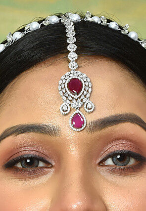 American Diamond Studded Choker Necklace Set