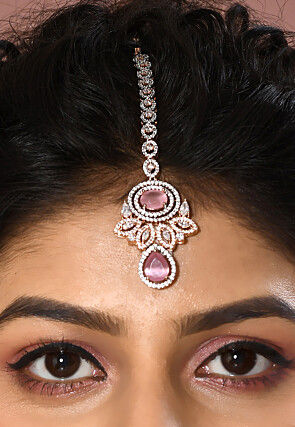 American Diamond Studded Choker Necklace Set