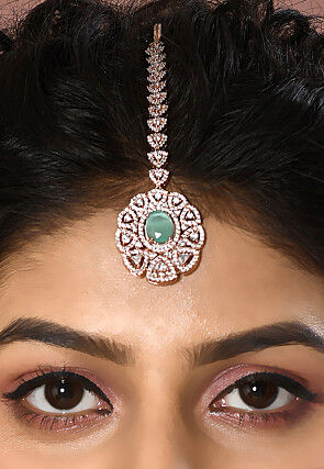 American Diamond Studded Choker Necklace Set