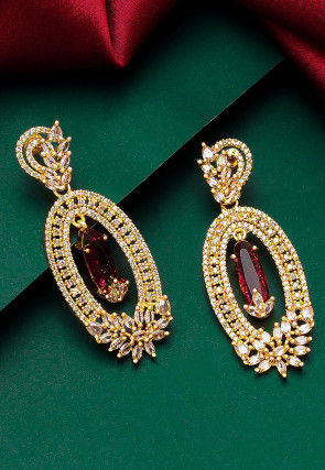American Diamond Studded Earrings