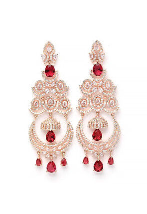 American Diamond Studded Earrings