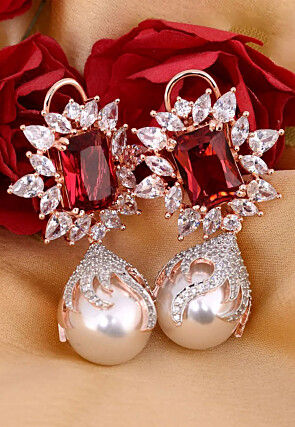 Indian costume earrings top