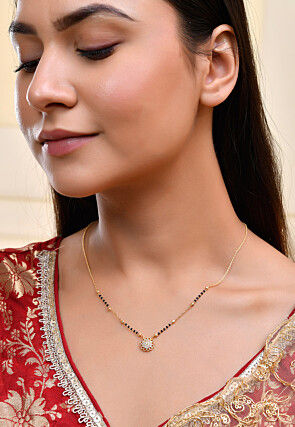 American Diamond Studded Mangalsutra