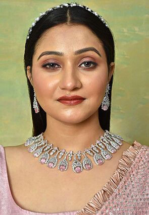 American Diamond Studded Necklace Set