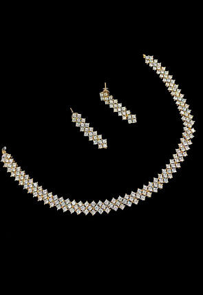 American Diamond Studded Necklace Set