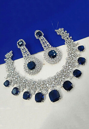 American Diamond Studded Necklace Set
