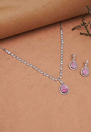 American Diamond Studded Necklace Set