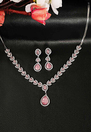 American Diamond Studded Necklace Set