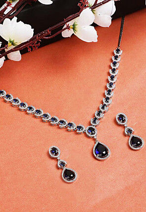 American Diamond Studded Necklace Set