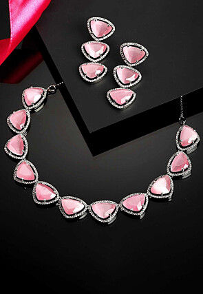 American Diamond Studded Necklace Set