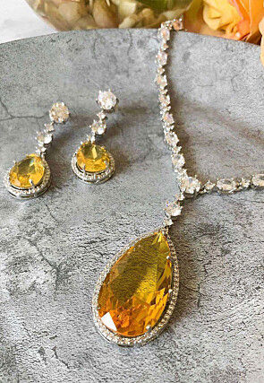 American Diamond Studded Necklace Set